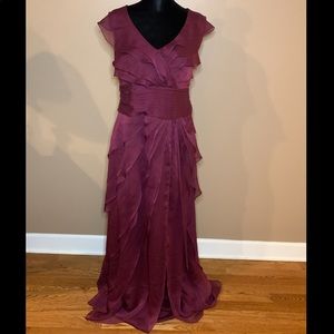 Magenta Floor length Formal dress